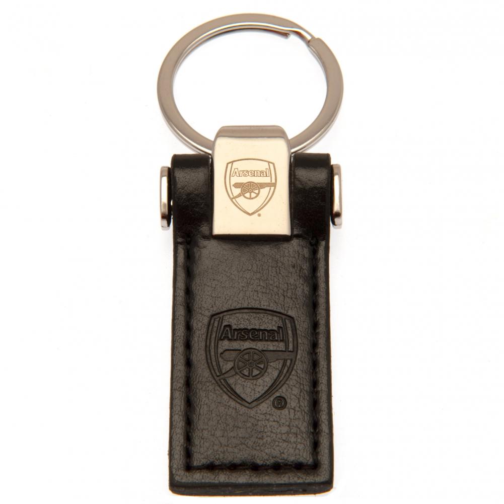 Arsenal FC Leather Key Fob: 2 - Keyrings By Arsenal