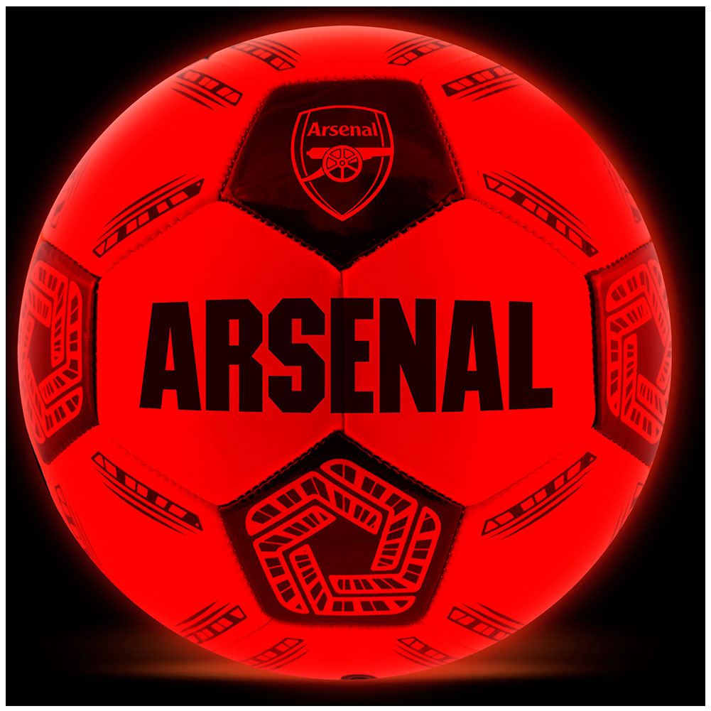 Arsenal FC LED Glow Football: 3 - Balls By Arsenal