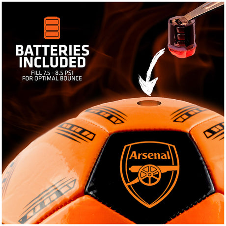 Arsenal FC LED Glow Football: 8 Balls By Arsenal