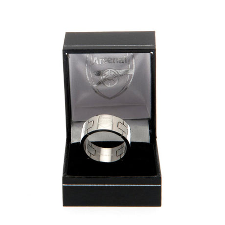 Arsenal FC Stainless Steel Link Ring: 1 - Jewellery By Arsenal