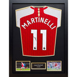 Framed Signed Arsenal Martinelli Shirt: 1 - Signed Memorabilia By Arsenal
