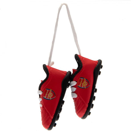 Arsenal FC Mini Football Boots: 2 Car Accessories By Arsenal