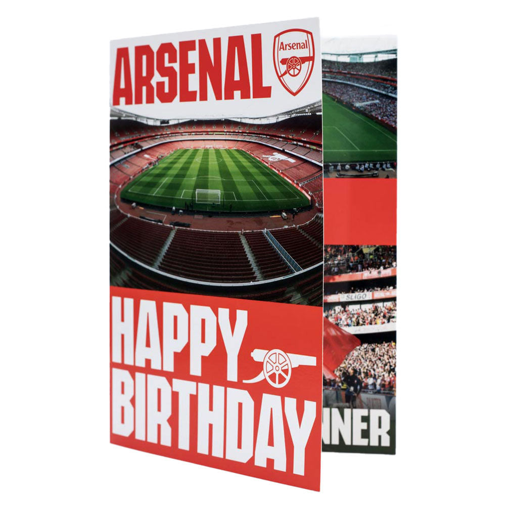 Arsenal FC Musical Birthday Card - Shop Greeting Cards At Gift Moments - 2
