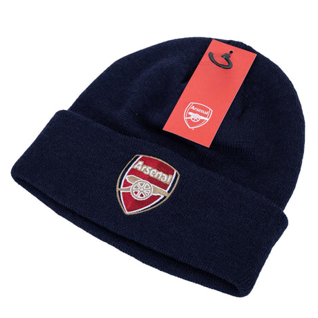 Arsenal FC Navy Cuff Beanie: 3 Caps & Hats By Arsenal