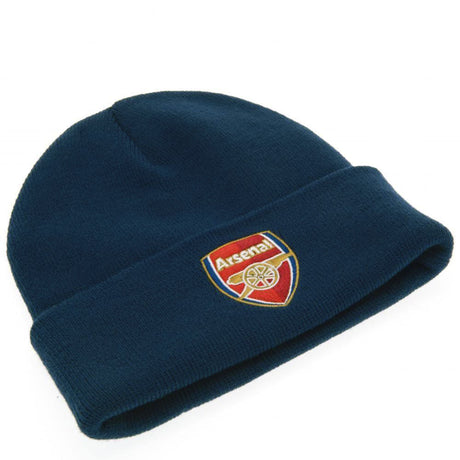 Arsenal FC Navy Cuff Beanie: 2 Caps & Hats By Arsenal