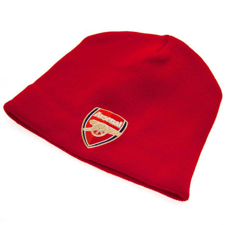 Arsenal FC Red Beanie: 2 Caps & Hats By Arsenal