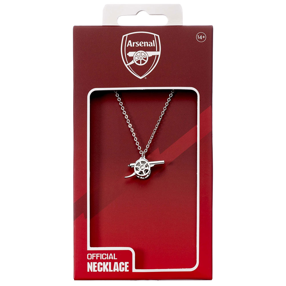 Arsenal FC Silver Finish Cannon Necklace: 4 - Necklaces By Arsenal