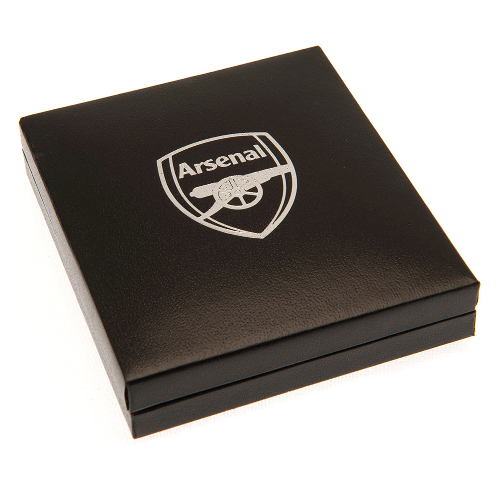 Arsenal FC Silver Plated Boxed Pendant CR: 4 - Necklaces By Arsenal