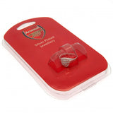 Arsenal FC Silver Plated Crest Ring Large: 1 - Jewellery By Arsenal