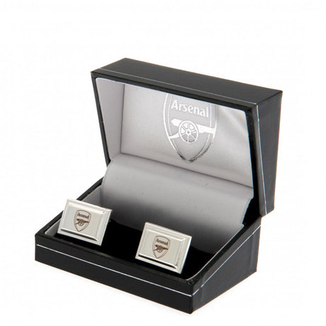 Arsenal FC Silver Plated Cufflinks: 1 Cufflinks & Tie Slides By Arsenal