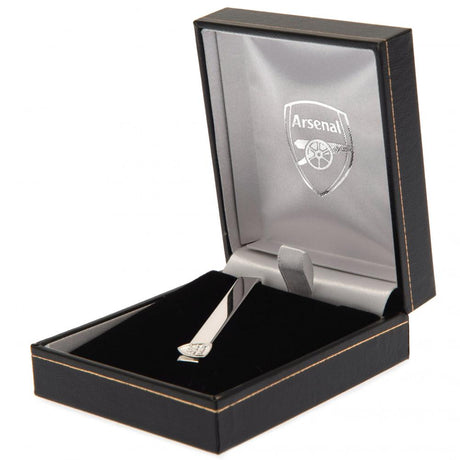Arsenal FC Silver Plated Tie Slide: 1 Cufflinks & Tie Slides By Arsenal