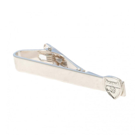Arsenal FC Silver Plated Tie Slide: 2 Cufflinks & Tie Slides By Arsenal