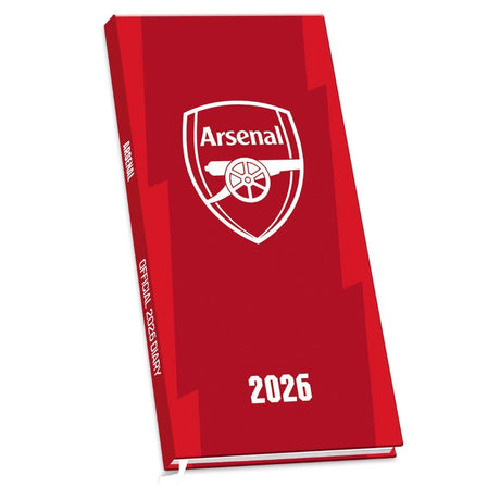 Arsenal FC Slim Diary 2026 - Shop Diaries At Gift Moments - 1