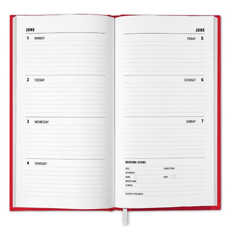 Arsenal FC Slim Diary 2026 - Shop Diaries At Gift Moments - 2