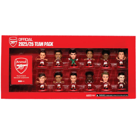 Arsenal FC SoccerStarz Season 25-26 Team Pack - Shop SoccerStarz At Gift Moments - 1