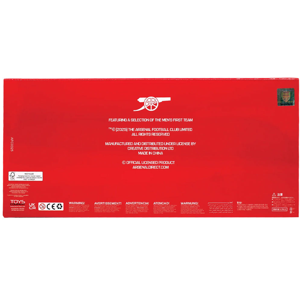 Arsenal FC SoccerStarz Season 25-26 Team Pack: 3 - SoccerStarz By Arsenal