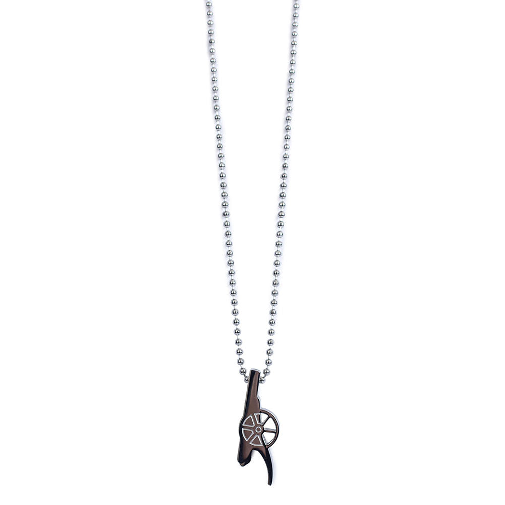 Arsenal FC Stainless Steel Cannon Pendant & Chain: 3 - Jewellery By Arsenal