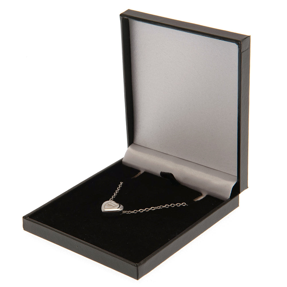 Arsenal FC Stainless Steel Heart Necklace - Shop Jewellery At Gift Moments - 1