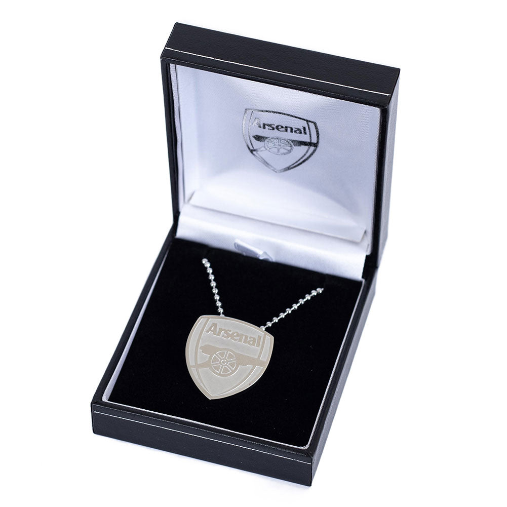 Arsenal FC Stainless Steel Large Pendant & Chain: 4 - Jewellery By Arsenal