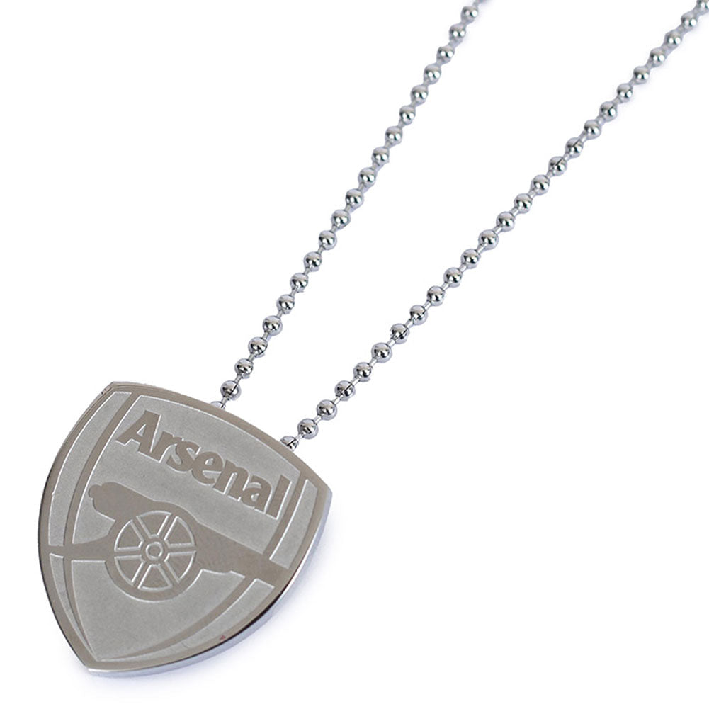 Arsenal FC Stainless Steel Large Pendant & Chain: 2 - Jewellery By Arsenal