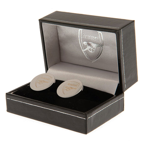 Arsenal FC Stainless Steel Cufflinks: 1 - Cufflinks & Tie Slides By Arsenal