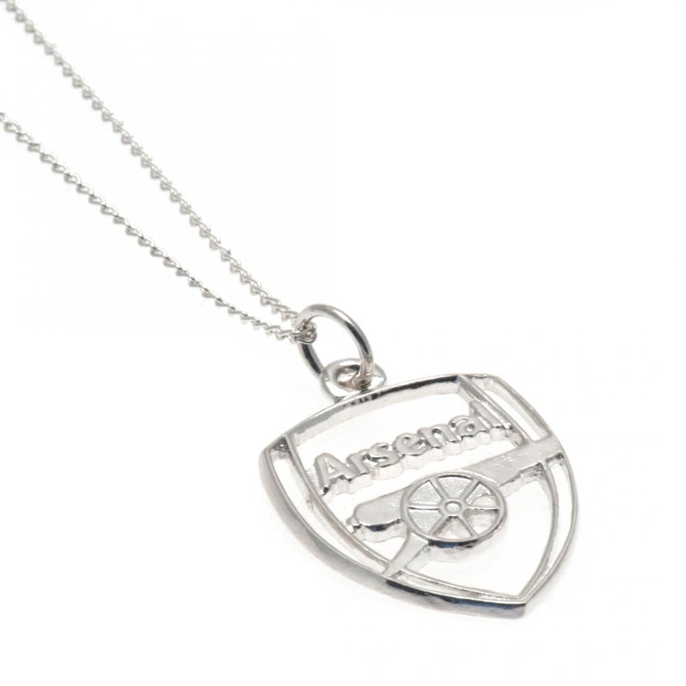 Arsenal FC Sterling Silver Pendant & Chain CR: 2 - Jewellery By Arsenal