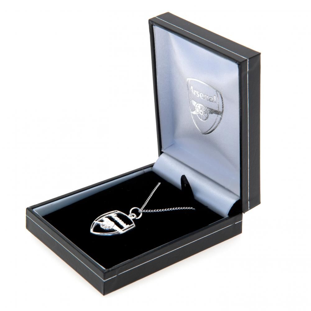 Arsenal FC Sterling Silver Pendant & Chain CR: 1 - Jewellery By Arsenal