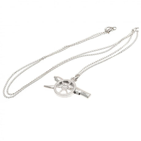 Arsenal FC Sterling Silver Pendant & Chain GN: 3 - Jewellery By Arsenal