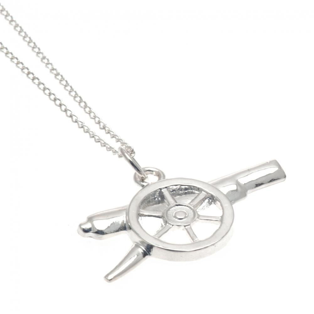Arsenal FC Sterling Silver Pendant & Chain GN: 2 - Jewellery By Arsenal