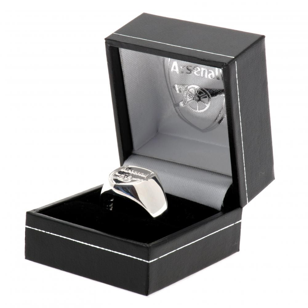 Arsenal FC Sterling Silver Ring Large: 1 - Jewellery By Arsenal