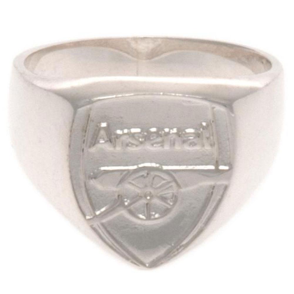 Arsenal FC Sterling Silver Ring Small: 2 - Jewellery By Arsenal