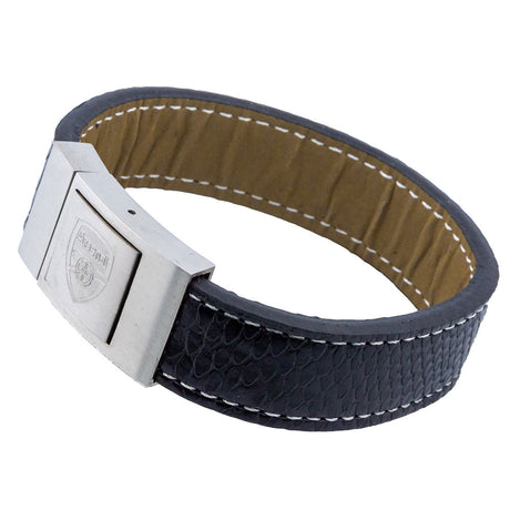 Arsenal FC Stitched Leather Bracelet: 1 - Bracelets By Arsenal