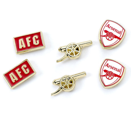 Arsenal FC Stud Earring Set: 2 Earrings By Arsenal