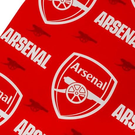 Arsenal FC Text Gift Wrap: 4 Gift Wrap & Bags By Arsenal