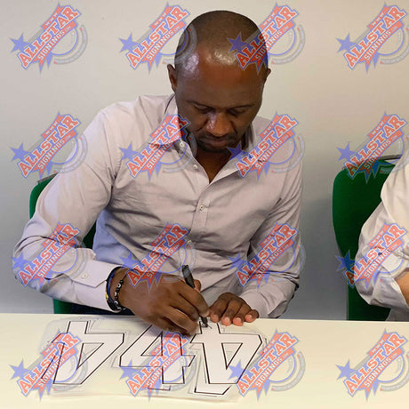 Arsenal FC Vieira Signed Shirt: 2 Signed Memorabilia By Arsenal
