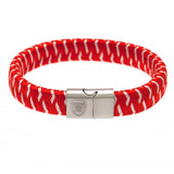 Arsenal FC Dual Colour Woven Bracelet: 2 - Jewellery By Arsenal