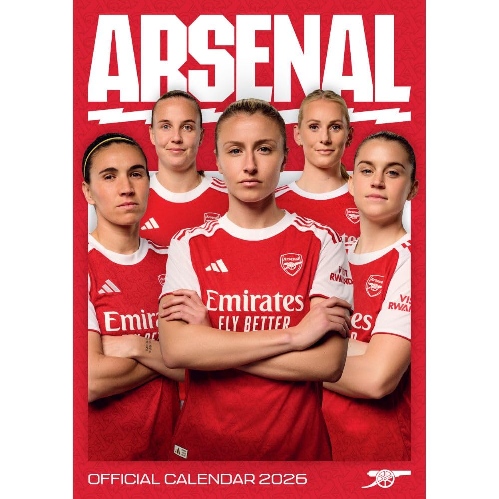 Arsenal WFC A3 Calendar 2026: 1 - Calendars By Arsenal