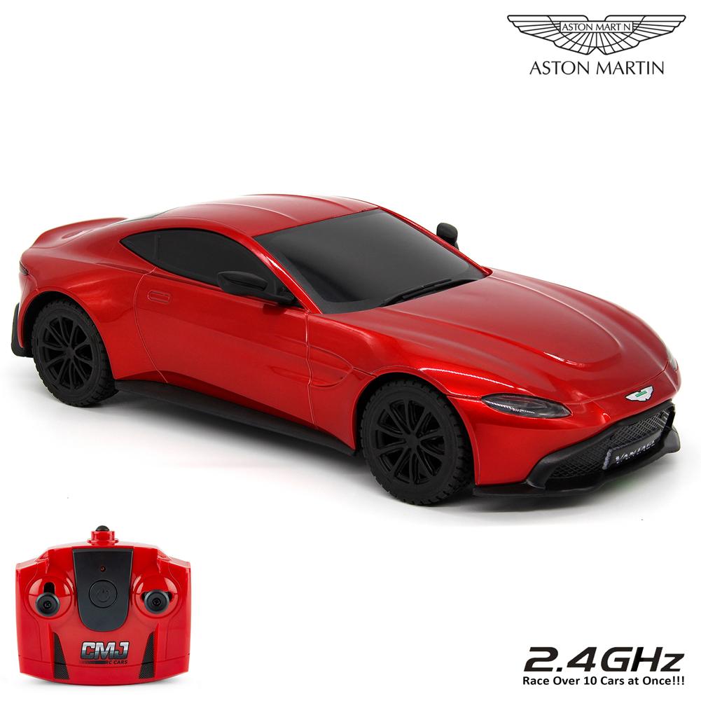 Aston Martin Vantage Radio Controlled Car 1:24 Scale Red: 1 - Toys By Gift Moments