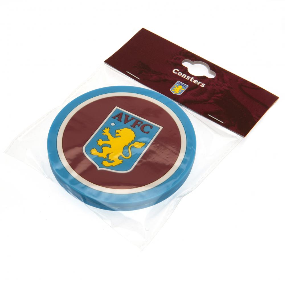 Aston Villa FC 2pk Coaster Set: 5 - Coasters By Aston Villa