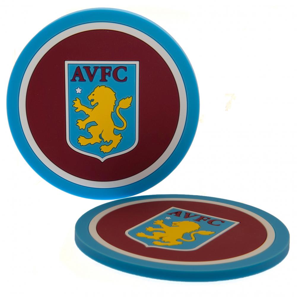 Aston Villa FC 2pk Coaster Set: 3 - Coasters By Aston Villa