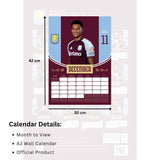 Aston Villa FC A3 Calendar 2026: 6 - Calendars By Aston Villa