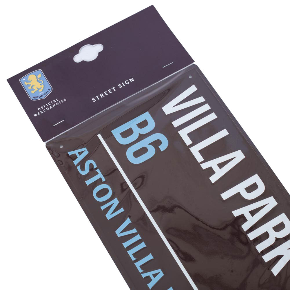 Aston Villa FC Colour Street Sign - Shop Signs & Plaques At Gift Moments - 4