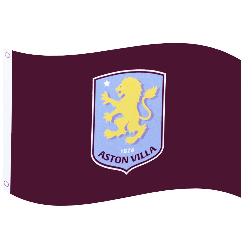 Aston Villa FC Core Crest Flag: 1 - Flags & Banners By Aston Villa