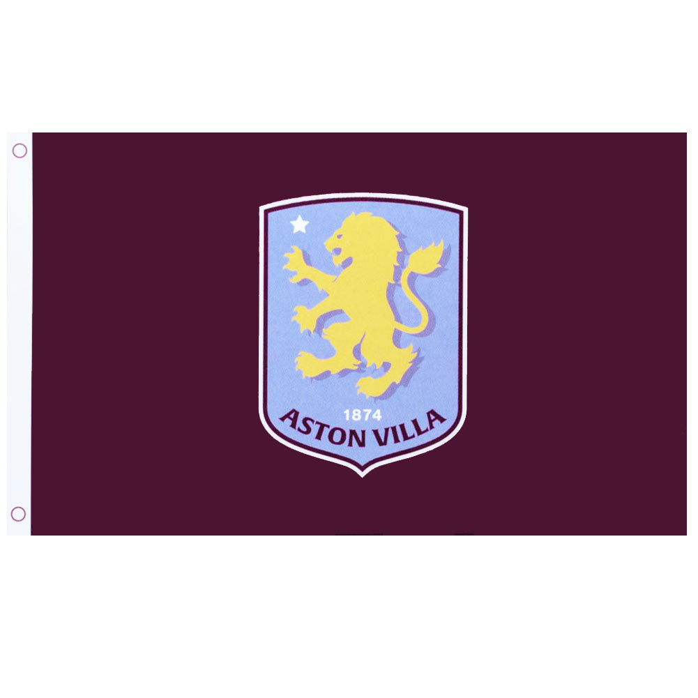 Aston Villa FC Core Crest Flag: 2 - Flags & Banners By Aston Villa