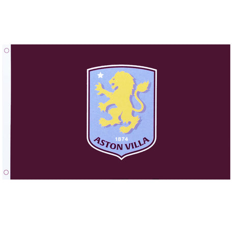 Aston Villa FC Core Crest Flag: 2 Flags & Banners By Aston Villa