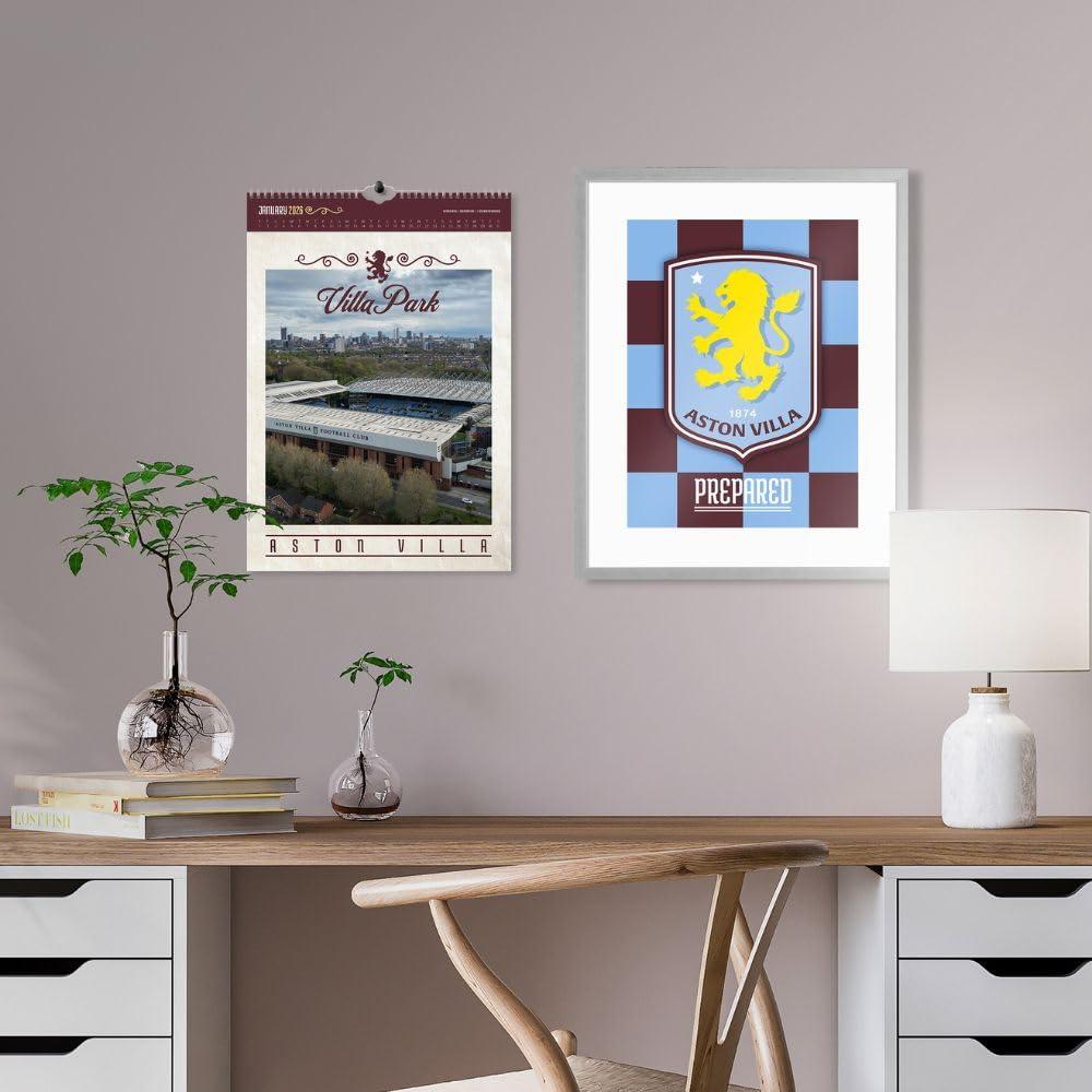 Aston Villa FC Deluxe Calendar 2026: 6 - Calendars By Aston Villa