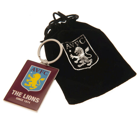 Aston Villa FC Deluxe Keyring: 1 - Keyrings By Aston Villa