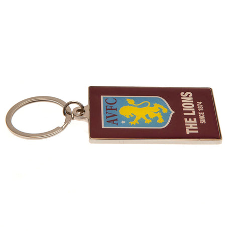 Aston Villa FC Deluxe Keyring: 3 - Keyrings By Aston Villa