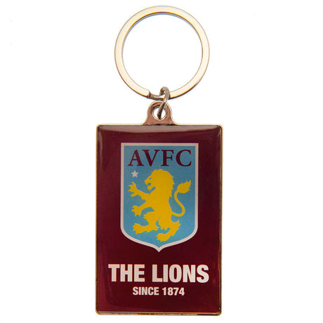 Aston Villa FC Deluxe Keyring: 2 - Keyrings By Aston Villa