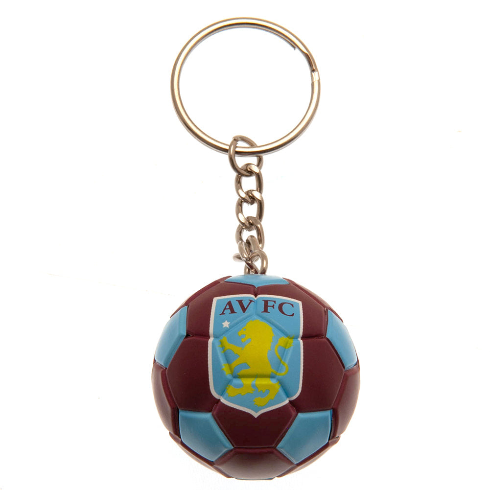 Aston Villa FC Football Keyring: 2 - Keyrings By Aston Villa